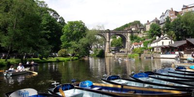 Boating from Marigolds knaresborough